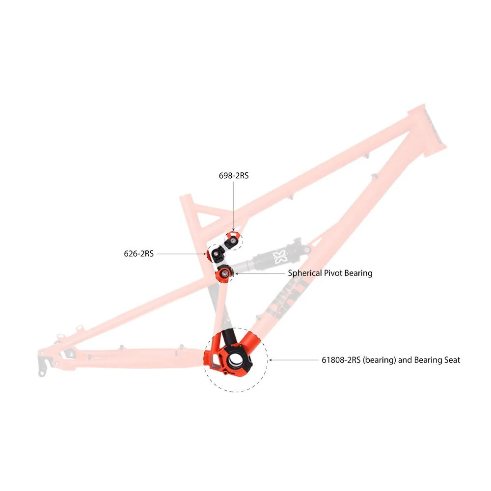 DMR Bolt upper link bearing 698 - Image 2
